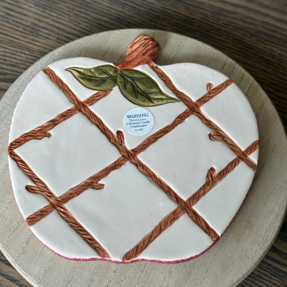 Blue Sky by James Craig Apple 🍎 Stoneware Vintage Kitchen Trivets - Set Of 4 ! - Picture 7 of 12